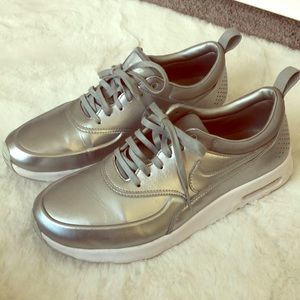 Silver Nike Air Max Thea